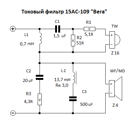 Схема фильтра 10ас 225