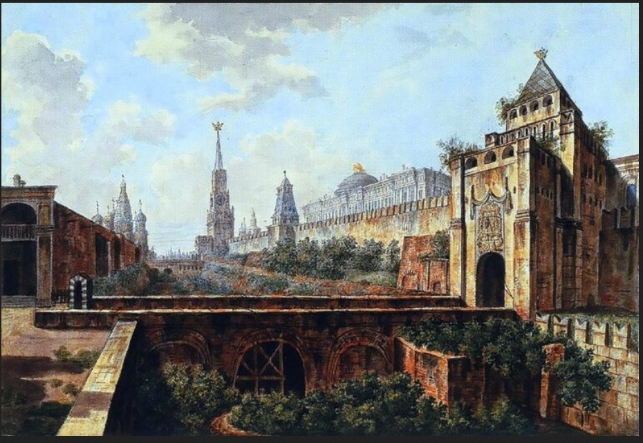 Картина Ф.Алексеева_Никольская башня и Алевизов ров. 1800 (1).jpg
