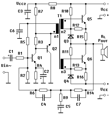 Single-Ended Push-Pull Amplifier